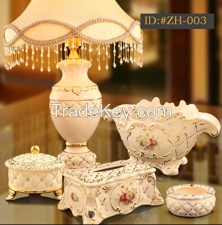 European style luxurious ceramic decoration set