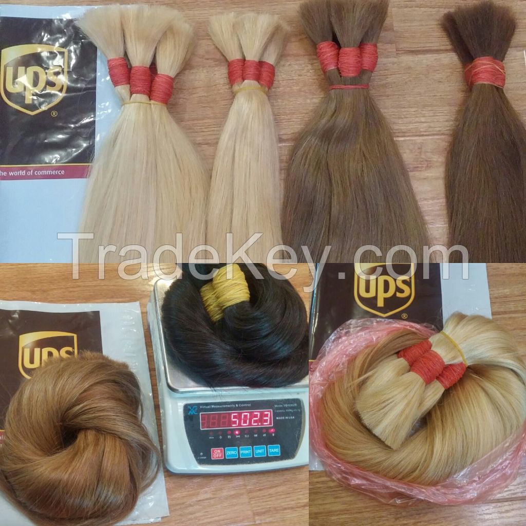 Hight quality Premium double drawn straight hair