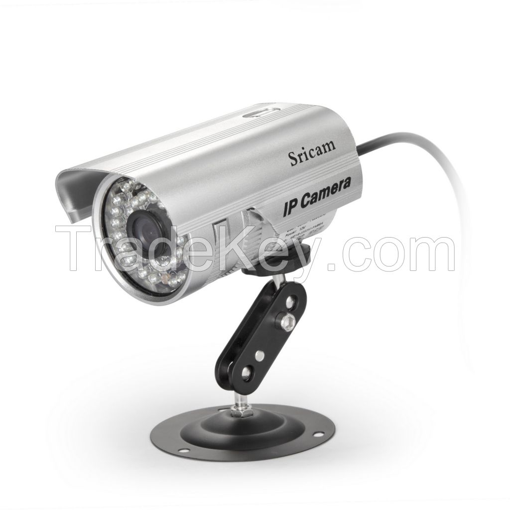 Sricam  Wireless Bullet Outdoor IP Camera Waterproof IR-CUT Home security 720P HD