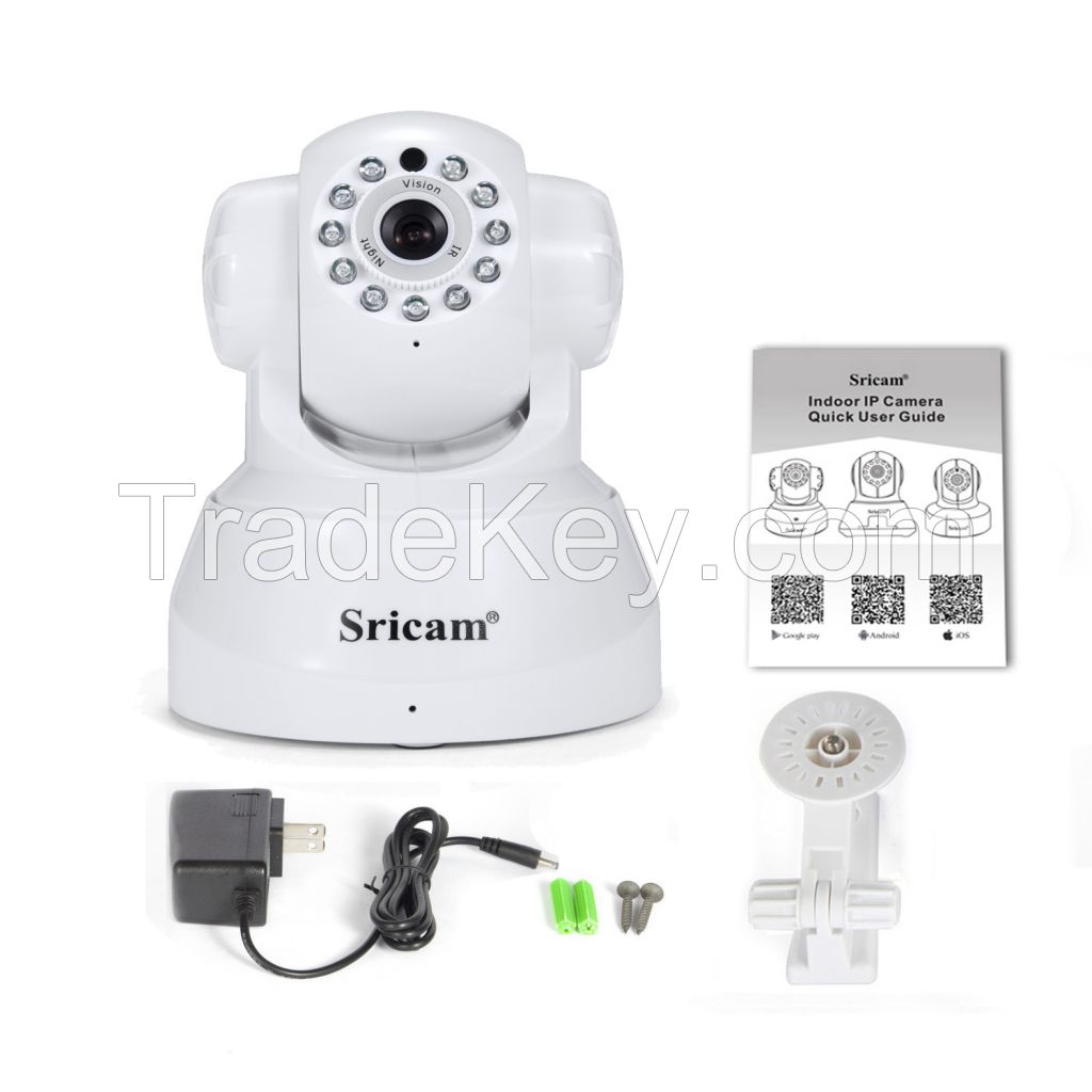 Sricam Wireless PT Indoor IP Camera Home security 720P HD