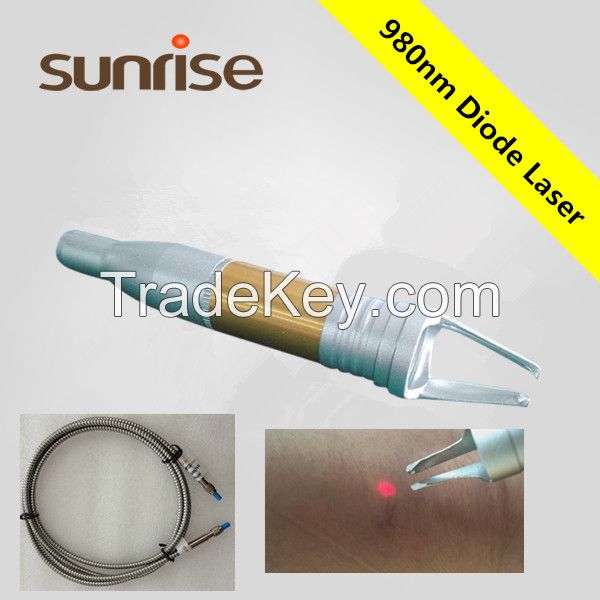 980nm diode laser for vascular removal, veins removal, facial veins removal 