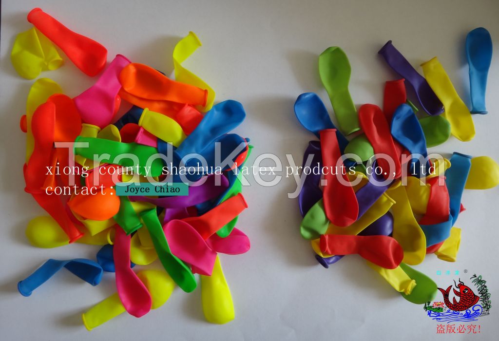 Latex Water Balloon, 3 inch, standard color, 0.07g/pc, 500pcs/bag