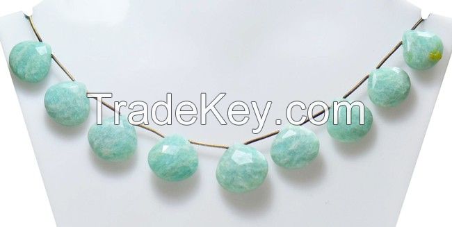 Natural Amazonite Gemstone Beads