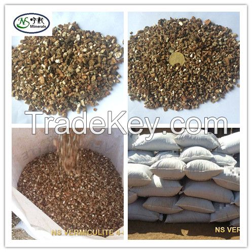 3-6mm 4-8mm etc Expanded Vermiculite  for Agriculture and Horticulture