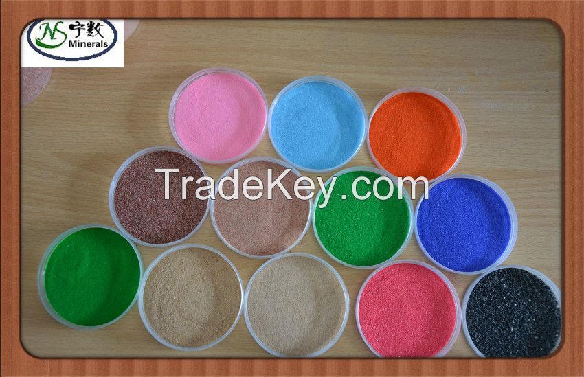 Fine Colored Sand for Architectural Decoration and Construction