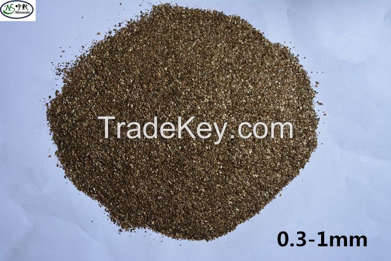 Raw Vermiculite for Insulation in steelworks and Foundries, Fire protection, Packing Materails etc