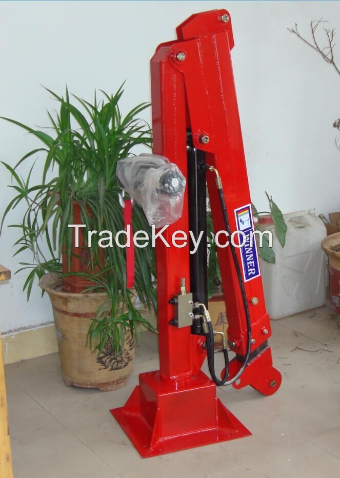 trailer mounted crane