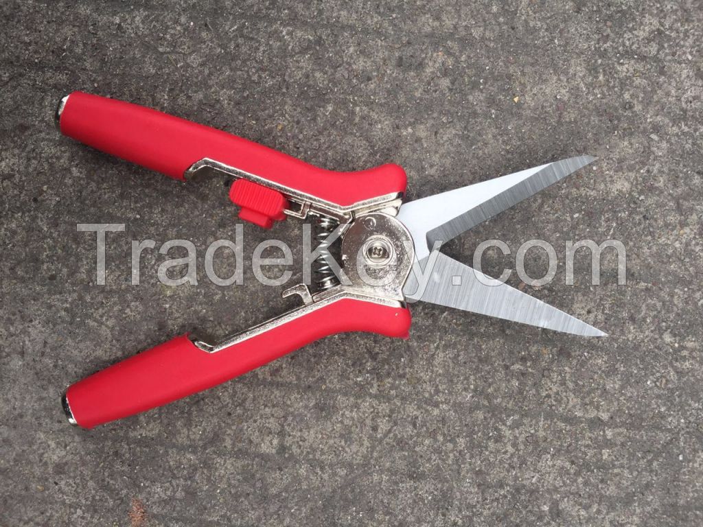 cheap price 65Mn straight blade garden pruning shears