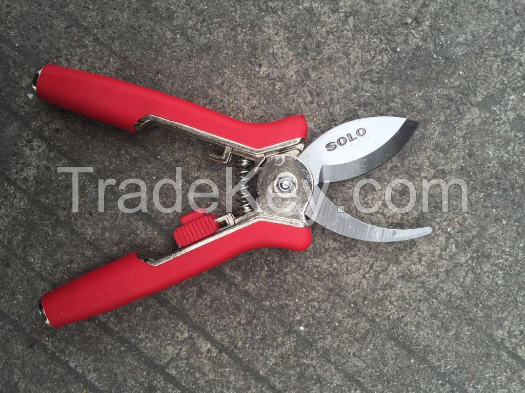 hot sale professional manufacturer soft touch mini hand garden pruning shear for tree branches/grape/flower