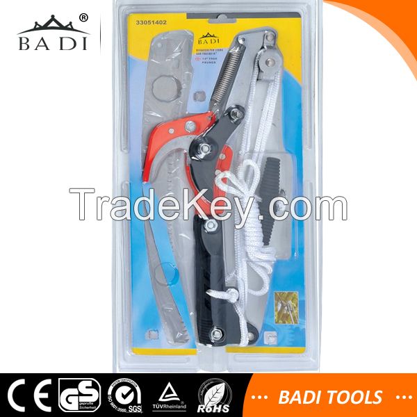 aluminum telescopic handle high tree pole saw pruner for branches