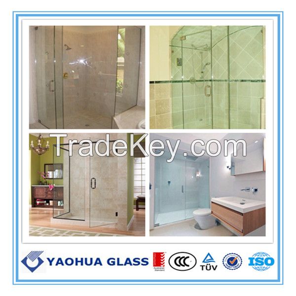 10mm/12mm  tempered glass CE,ISO,AS/NSZ 