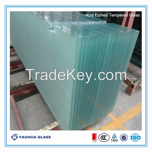 tempered frost glass for shower room