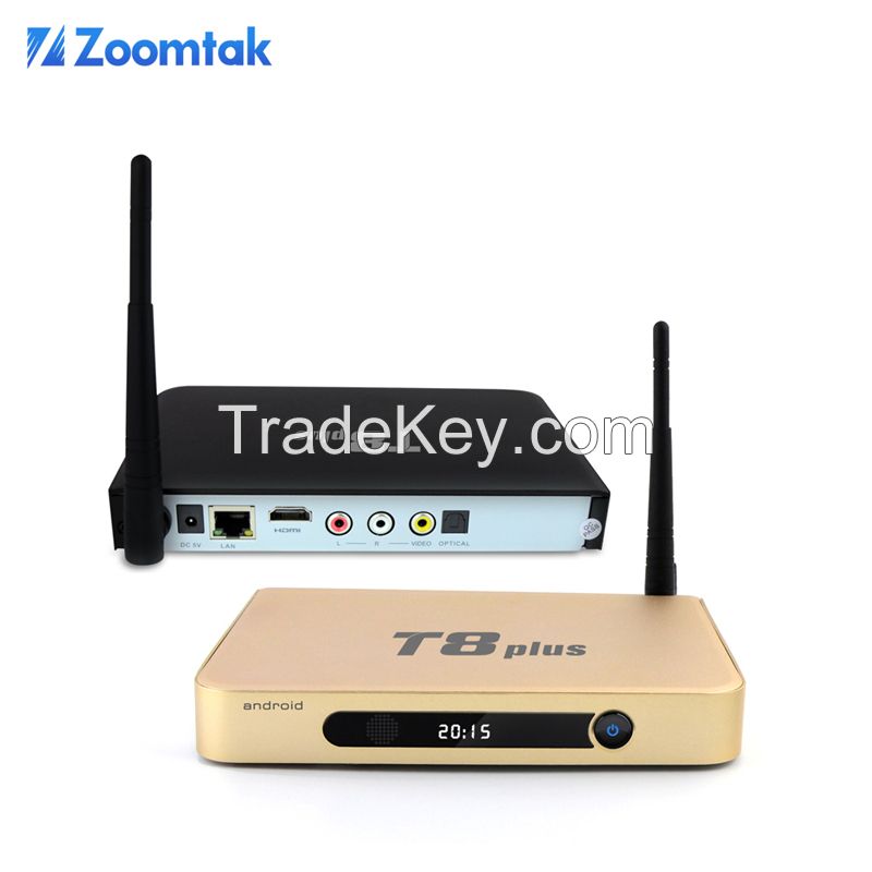 Zoomtak T8plus Quad Core android 4.4 Google internet tv box