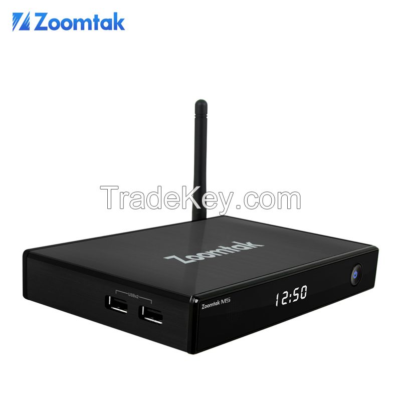 2016 Factory price Zoomtak M5 amlogic s805 quad core tv box