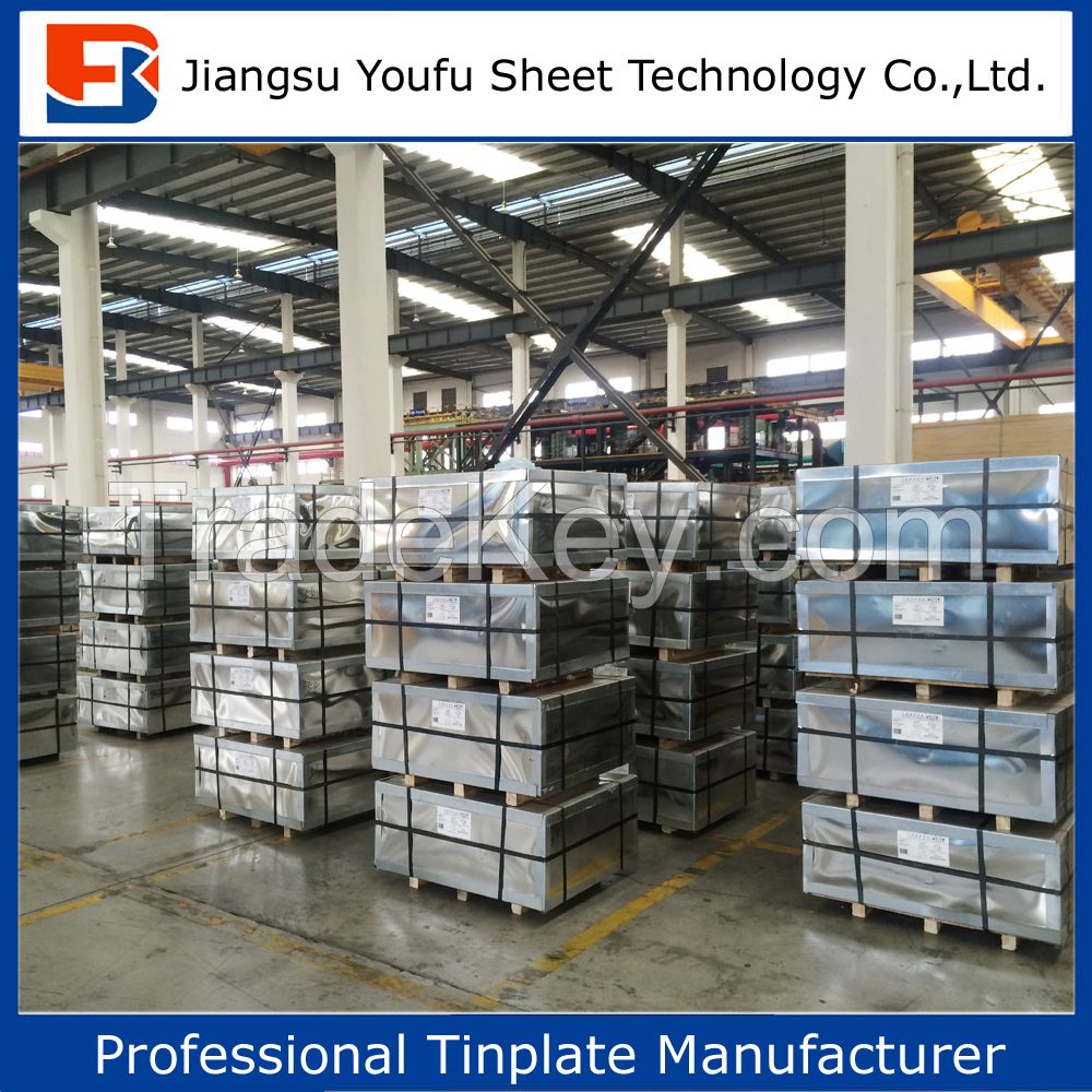 Prime electrolytic tinplate sheet