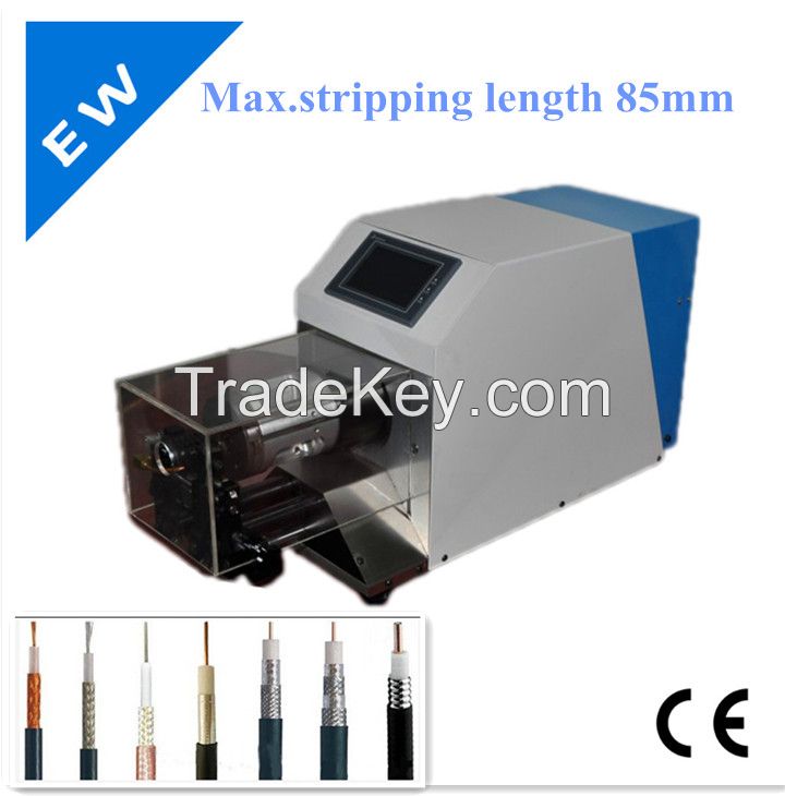 EW-06F Sem-automatic coaxial cable stripping machine