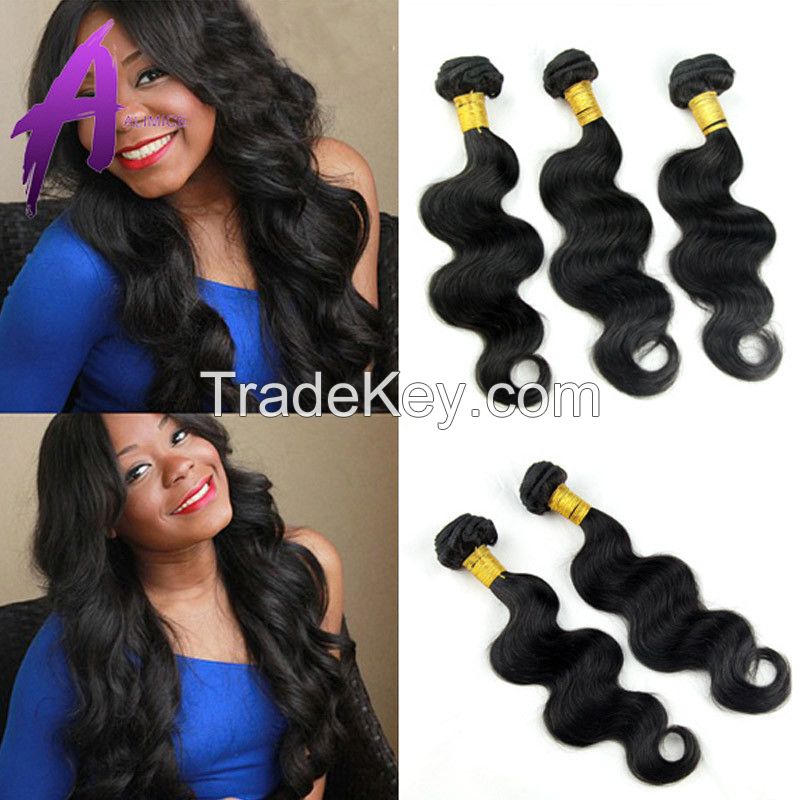 Wholesale Silky Straight hair, 100% remy virgin human hair extension, Unprocessed brazilian hair