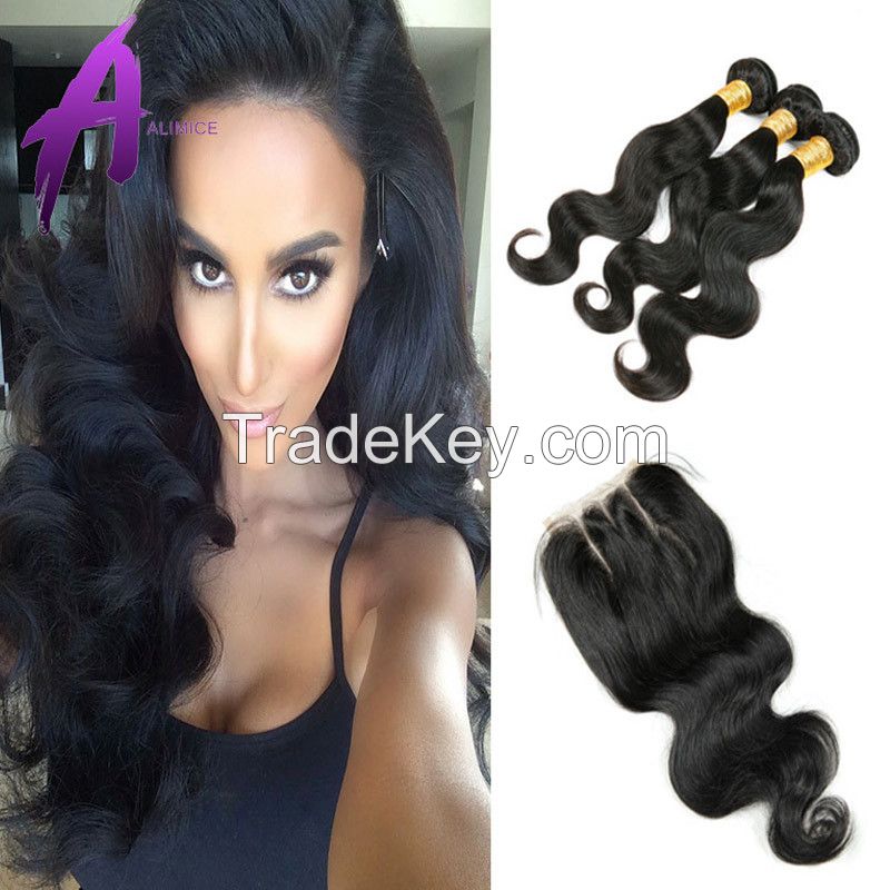 Wholesale Silky Straight hair, 100% remy virgin human hair extension, Unprocessed brazilian hair