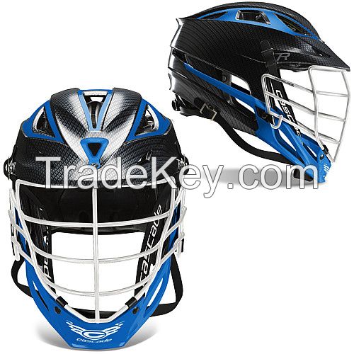 Cascade Custom R Carbon Fiber Lacrosse Helmet