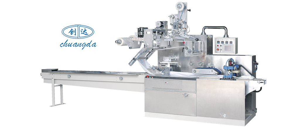 Full auto wet tissue packing machine