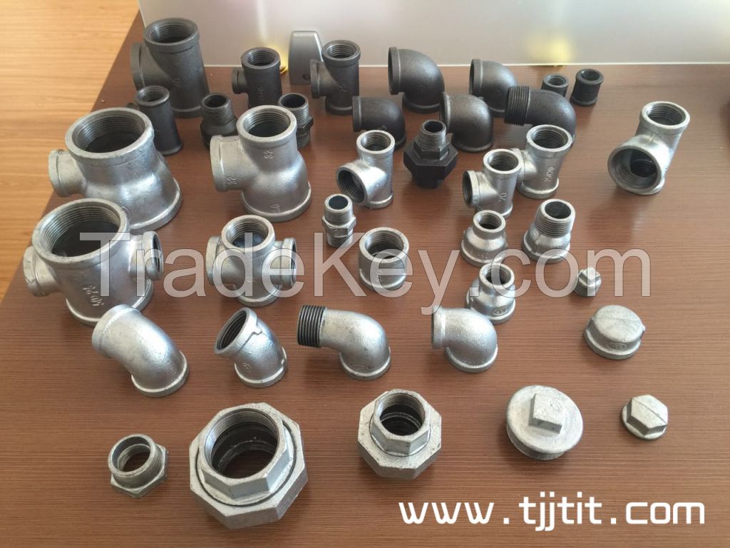 Hot dip galvanized malleable iron pipe fittings-Elbow