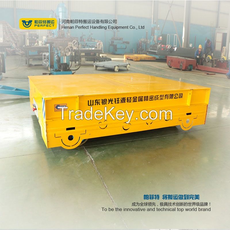 Motorised Battery Transfer Trolleys for Dies Transport in Workshop