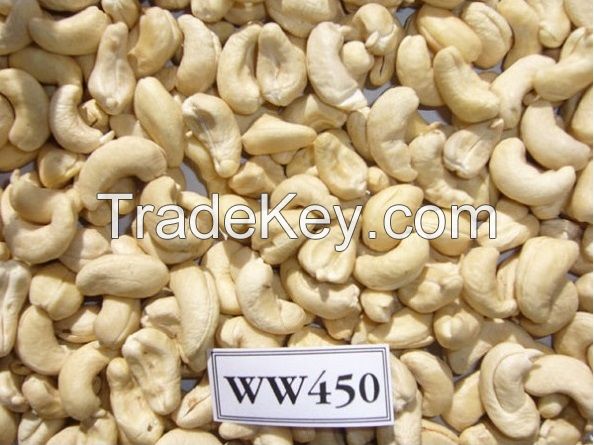 Cashew nut Nuts &amp; Kernels ww240, ww320, ww450, SW240, SW320, LP, WS, DW grade A Processed Cashew