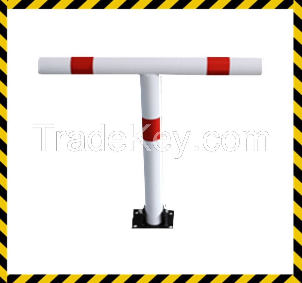 manual silver or yellow car park barrier road barrier