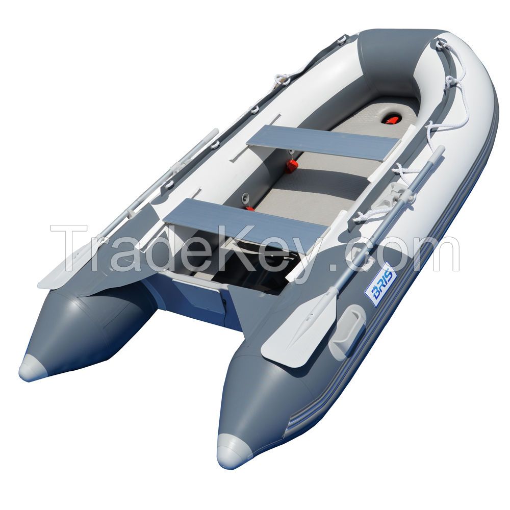 3.0M Inflatable Boat Inflatable Pontoon Dinghy Raft Boat With Air-deck Floor 