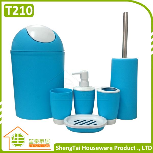 Manufactory Wholesale Cheapest High Quality Plastic Bathroom Set