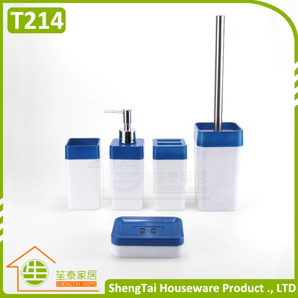 Manufactory Wholesale Cheapest High Quality Plastic Bathroom Set