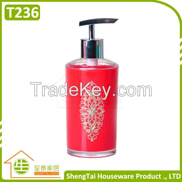 Modern Iron Flower Pattern Decorative European Style Custom Bathroom Set