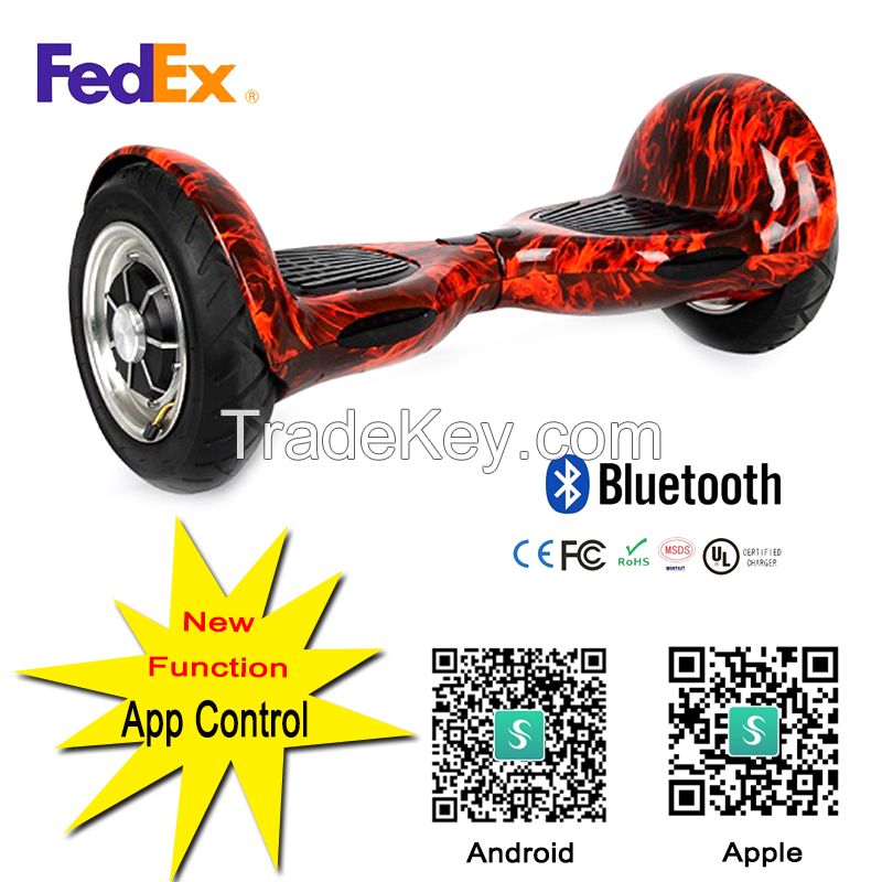 2016 cheaper 10''Bluetooth speaker smart two Wheel self balance Electr