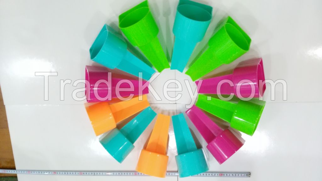 Beach Drink Cup Holder Multifunction Colorful Plastic Beach Cup Holder