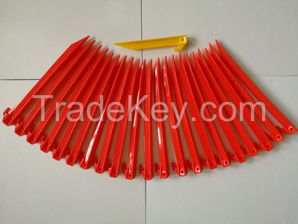 plastic tent stake