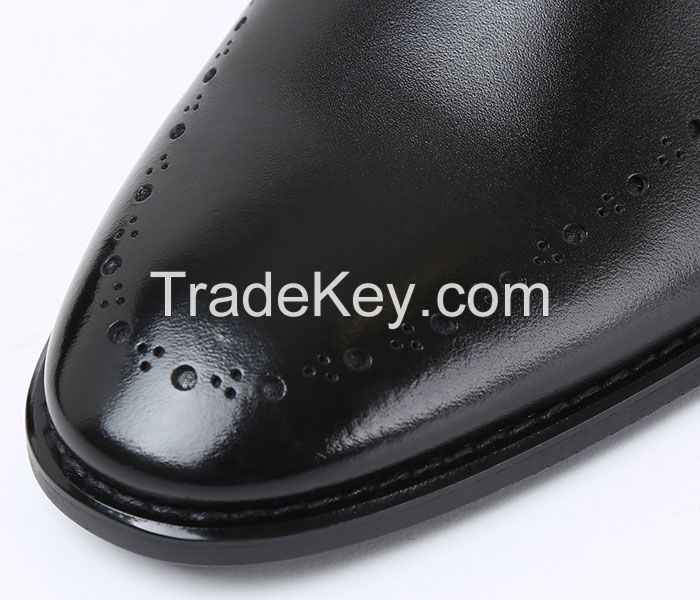 Man's genuine leather dress shoes, business shoes, casual shoes, nice quality shoes, bespoke