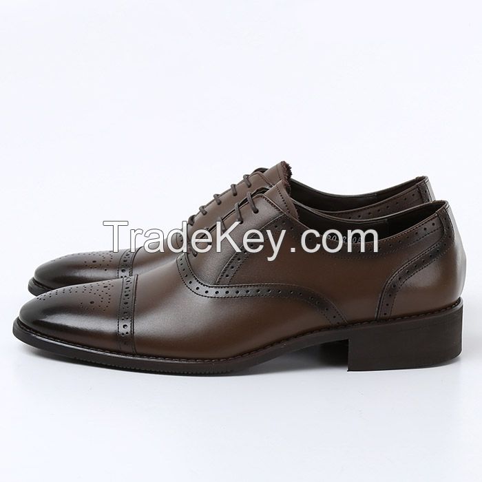 Man&#039;s genuine leather dress shoes, business shoes, casual shoes, nice quality shoes, bespoke