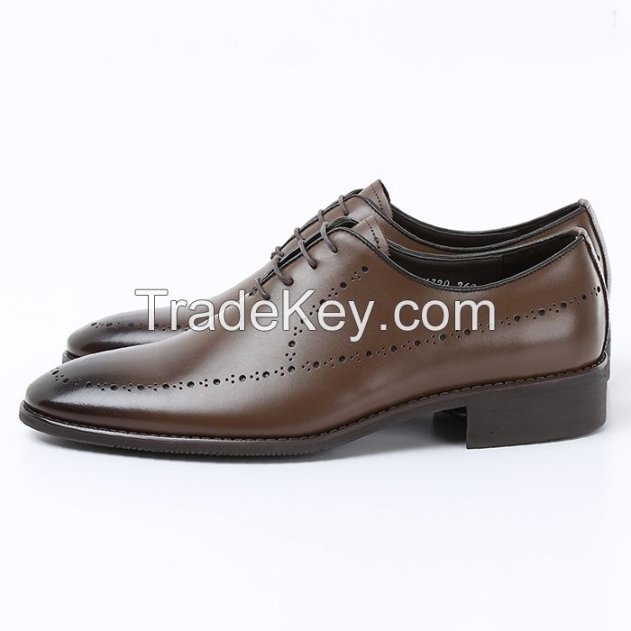 Man&#039;s genuine leather dress shoes, business shoes, casual shoes, nice quality shoes, bespoke