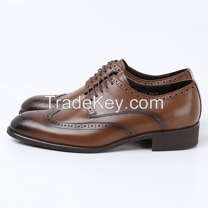 Man&#039;s genuine leather dress shoes, business shoes, casual shoes, nice quality shoes, bespoke