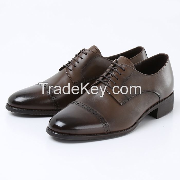 Man&#039;s genuine leather dress shoes, business shoes, casual shoes, nice quality shoes, bespoke