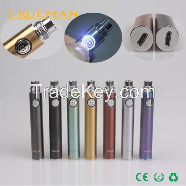 electronics LED eGo USB Battery, High Quality eGo Passthrough 1300Mah USB Cable