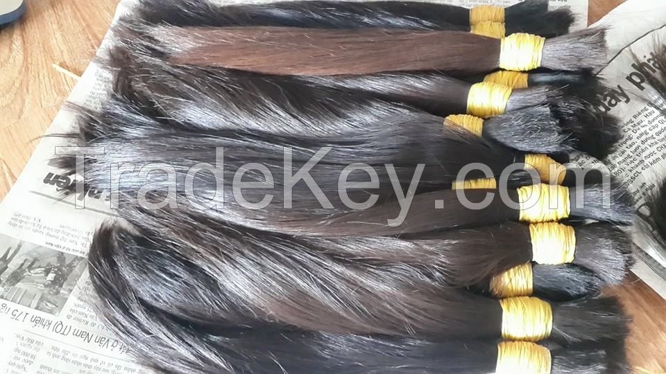 100%VIRGIN NATURAL SUPER THIN REMY HUMAN HAIR SILKY NO TANGLE, NO SHEDDING