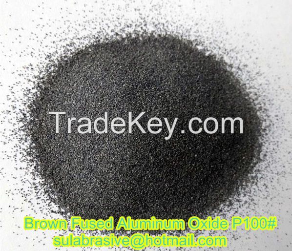 Brown Fused Aluminum Raw Materials 100#