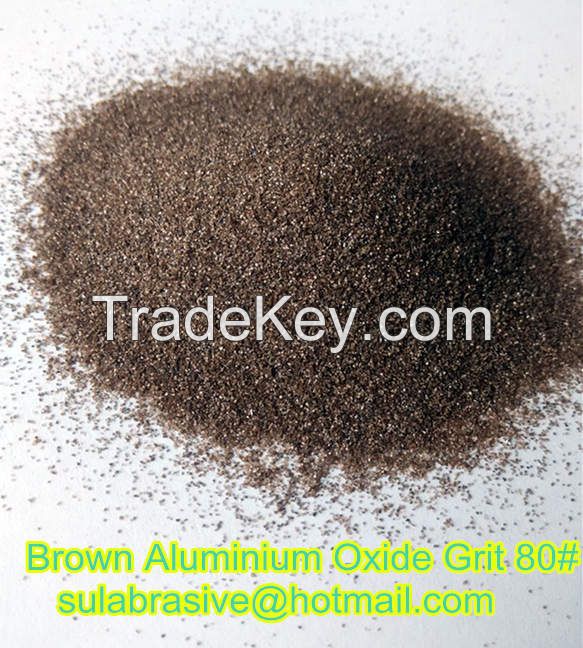 Brown Aluminium oxide Grit 80#