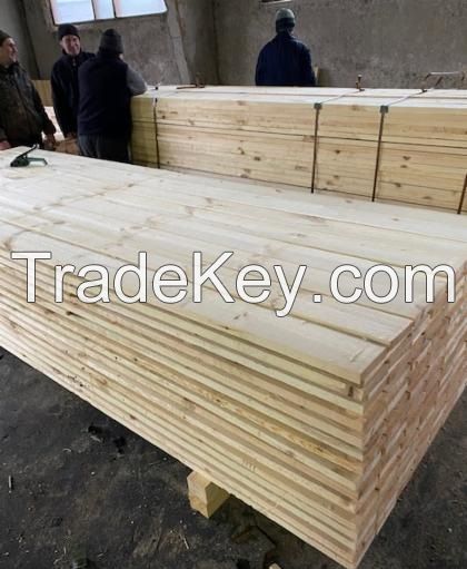 Pine/Siberian Pine Lumber, 21-145 mm Thickness