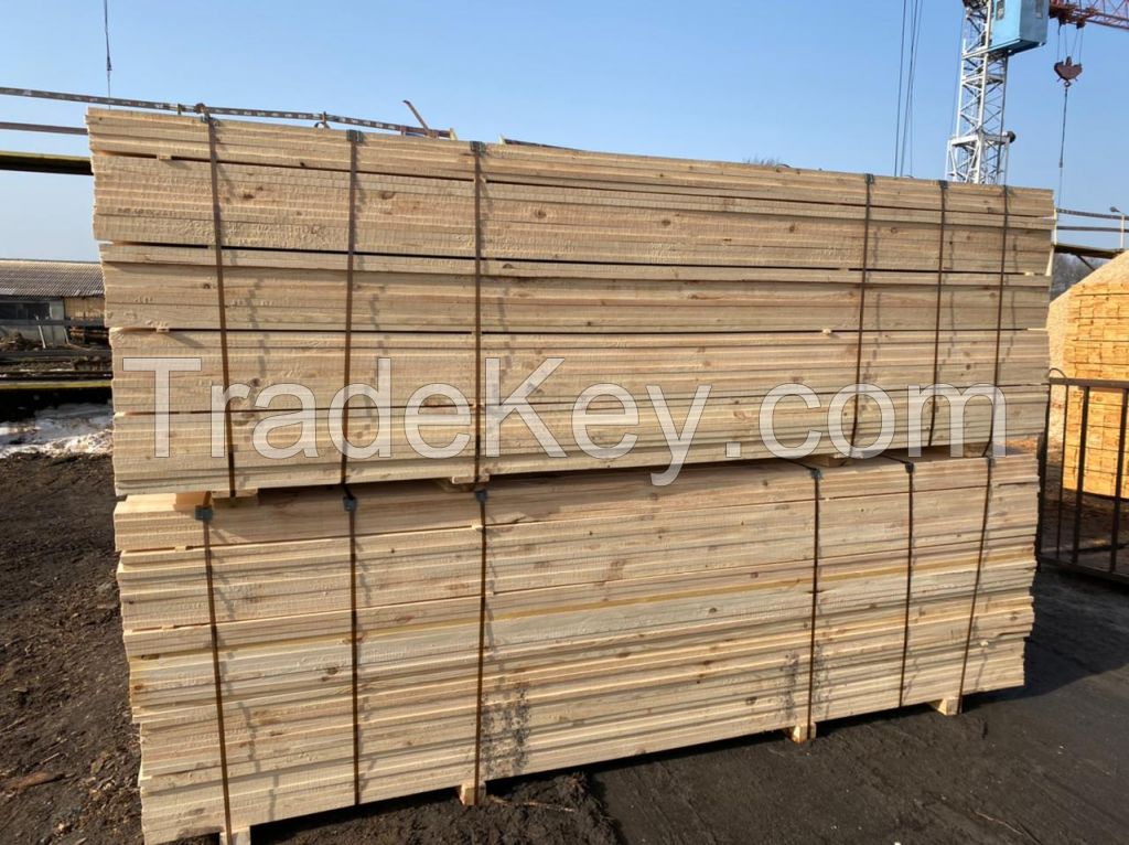 Pine/Siberian Pine Lumber, 21-145 mm Thickness