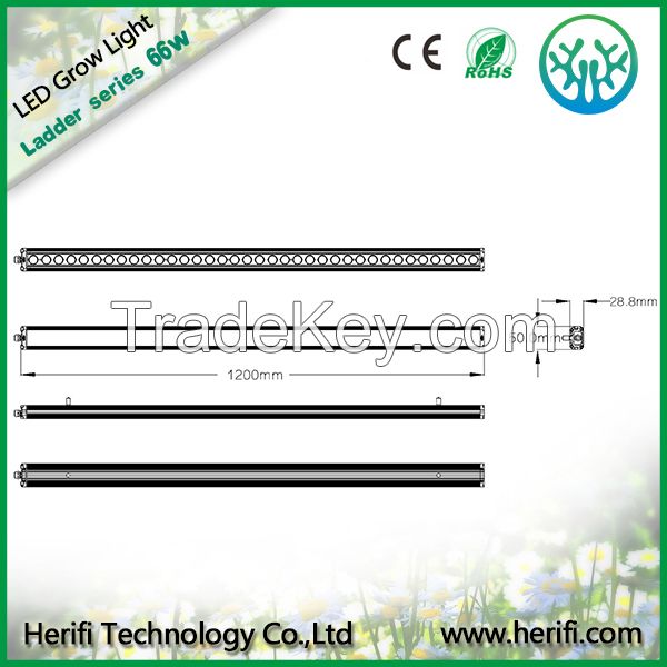 Hydroponics Equipment Led Light Bulbs Cheap Led Grow Lights Waterproof IP65 Led Grow Light Bar 60/90/120cm Plant Seeds Bulbs