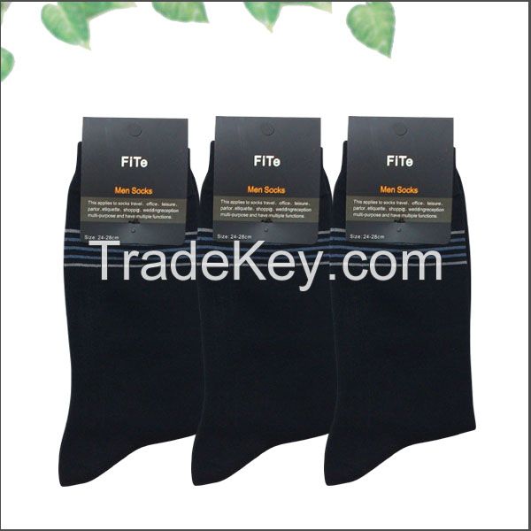 Striped casual men socks socks factory