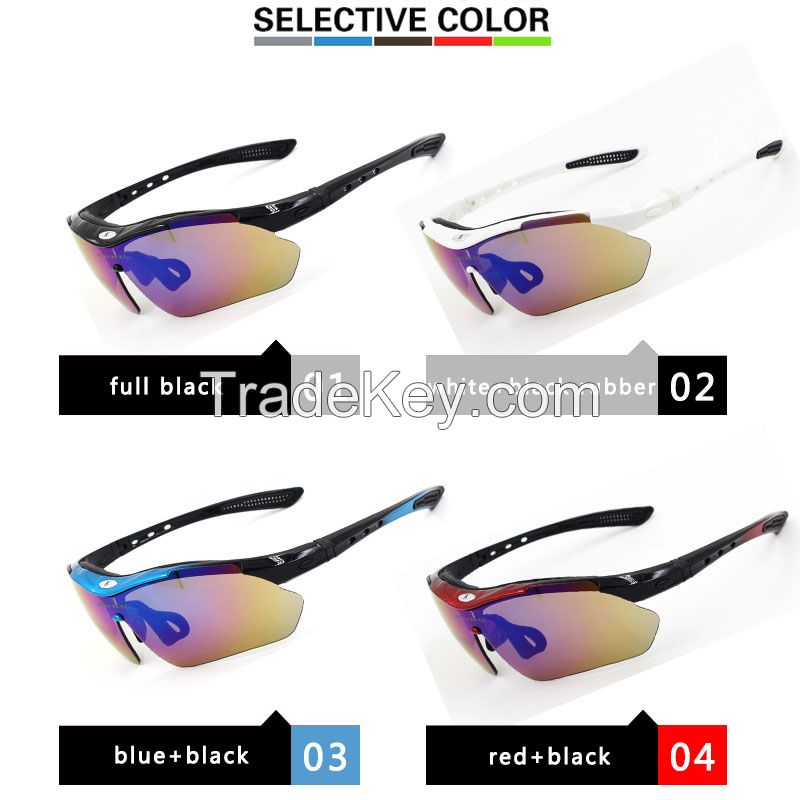 Polarized prescription mens womens sport sunglasses 2016 new myopia frame insert interchangeables lens cycling driving glasses