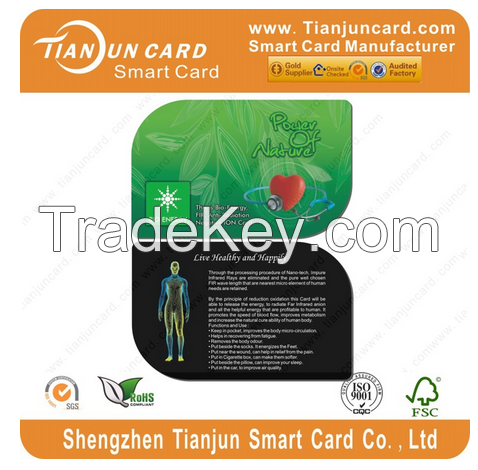 Hot Sale Bio Energy Negative Ion Card 2000-16000 ions